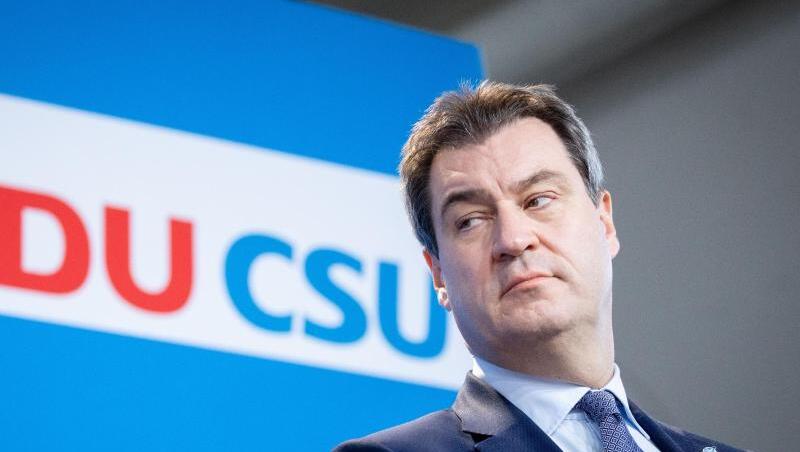Markus Söder bei einer Pressekonferenz. Foto: Kay Nietfeld/dpa Markus Söder bei einer Pressekonferenz. Foto: Kay Nietfeld/dpa