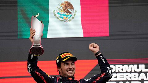 Feierte in Aserbaidschan zwei Siege: Der Mexikaner Sergio Perez vom Team Red Bull.