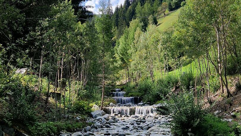 Wasserfall im Gsiesertal. Wasserfall im Gsiesertal.