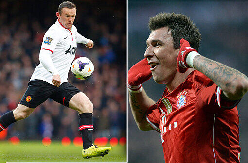 ROONEY - MANDZUKIC: Punkt für ManUtd. Endstand: 3:8