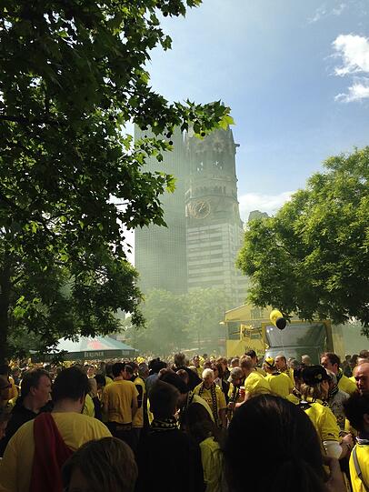 Die Fans des BVB erobern die Hauptstadt!