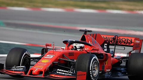 Ferrari-Pilot Sebastian Vettel hat seinem neuen Wagen wie immer einen Frauenname gegeben.