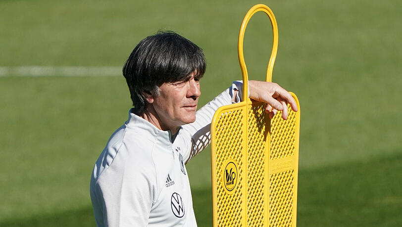 Bundestrainer Joachim Löw bei seinem letzten DFB-Trainingslager.