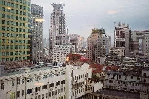 Die Stadt der Zukunft ist in China zu sehen.