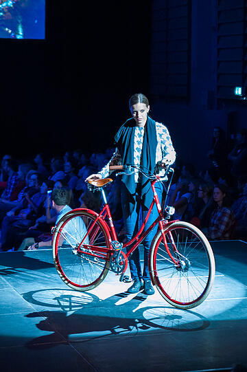 Bilder von der Radl&Fashion Show in der Muffathalle.
