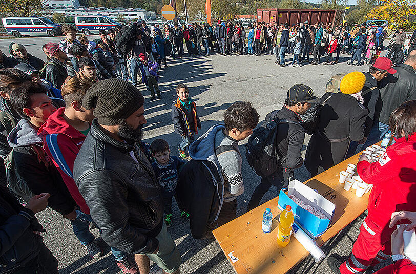 Die Flüchtlingssituation an der deutsch-österreichischen Grenze ist dramatisch.
