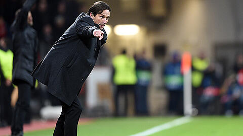 Roger Schmidt, Trainer von Bayer Leverkusen.