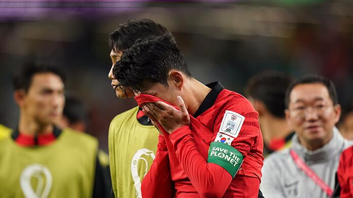 Südkoreas Star Heung-Min Son konnte die Niederlage gegen Ghana nicht verhindern.