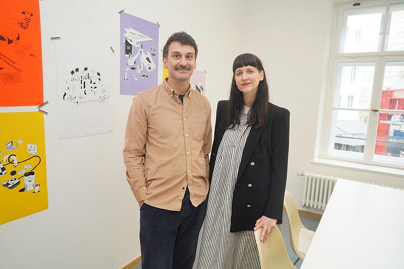 Sie sind Zukunftsforscher: Ruben Granados Hughes (44) und Simone Engelhardt (51).