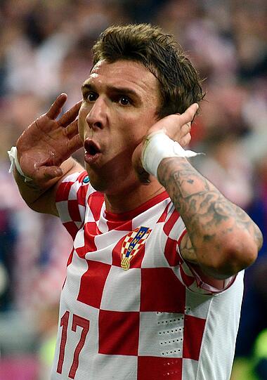 Platz 2:  MARIO MANDZUKIC wechselt für 13,0 Millionen Euro vom VfL Wolfsburg zum FC Bayern München