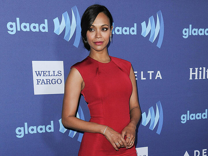 Zoe Saldana bei den GLAAD Media Awards