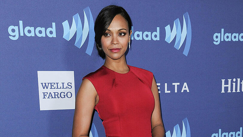 Zoe Saldana bei den GLAAD Media Awards Zoe Saldana bei den GLAAD Media Awards