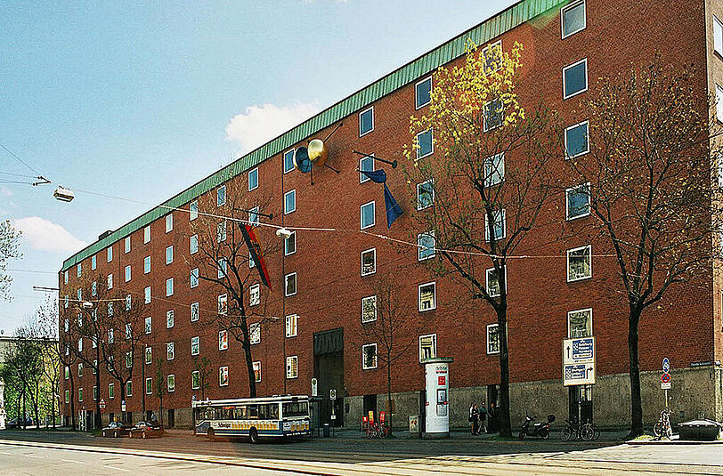 Das Deutsche Patentamt an der Zweibrückenstraße: Hier kam es zum Zwischenfall.