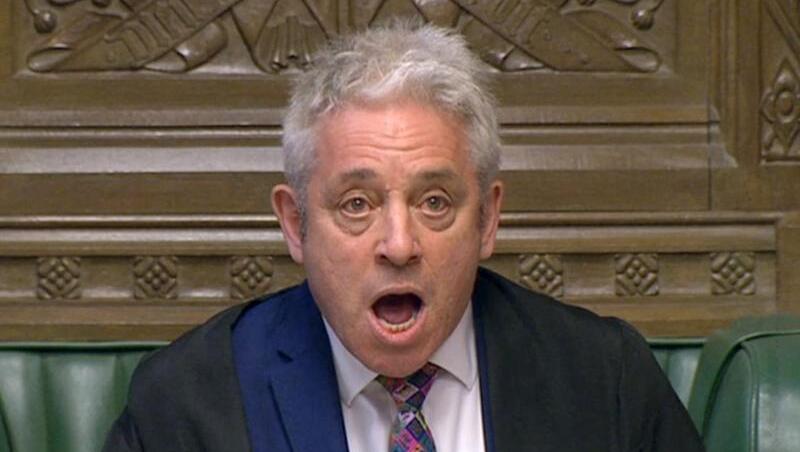 Das Parlament ist laut Parlamentspräsident John Bercow in der Lage, einen Brexit ohne Abkommen zu verhindern.. Das Parlament ist laut Parlamentspräsident John Bercow in der Lage, einen Brexit ohne Abkommen zu verhindern..