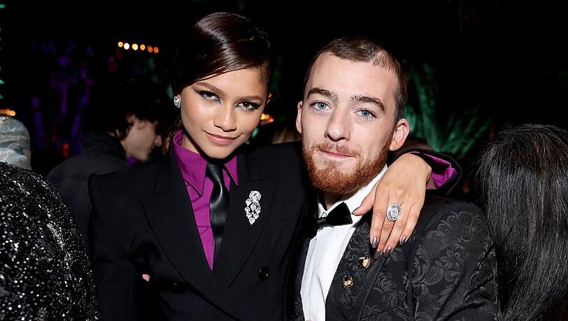 Zendaya und Angus Cloud auf einem Event im vergangenen Jahr.