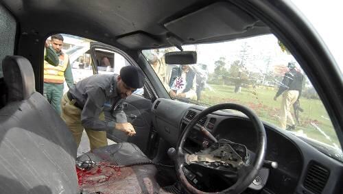 Eine Spur der Verwüstung hinterließ der Terroranschlag in Lahore. Eine Spur der Verwüstung hinterließ der Terroranschlag in Lahore.