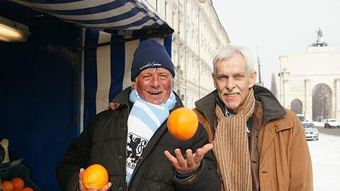 Dieter Schweiger und Dieter Schneider. Der Obst-Didi mit dem Löwen-Boss.