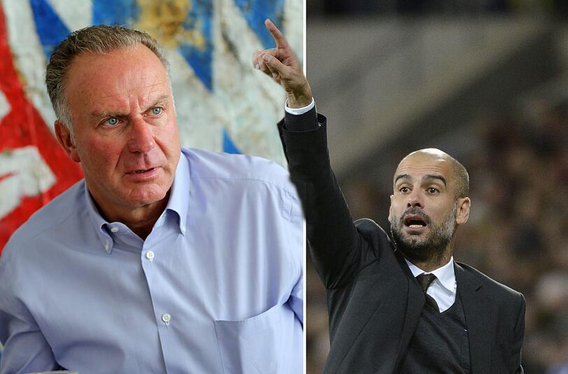 Für Bayern-Boss Karl-Heinz Rummenigge ist Pep Guardiola einer der besten Trainer, den der FC Bayern je hatte.