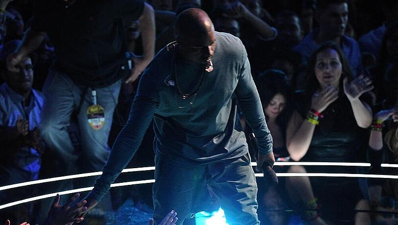 An vorderster Front: Rapper Kanye West An vorderster Front: Rapper Kanye West