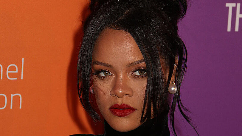 Rihanna während eines Events in New York
