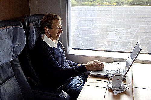 Jürgen Klinsmann ist ein Freund moderner Technik.