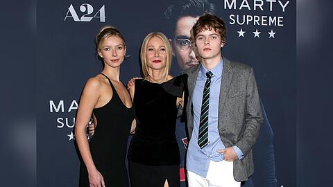 Gwyneth Paltrow mit Tochter Apple und Sohn Moses.