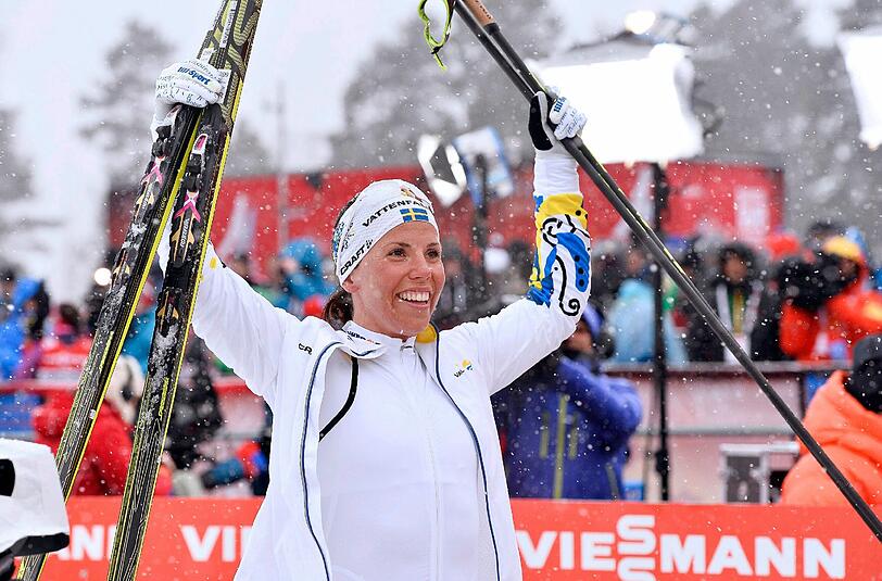Die Schwedin Charlotte Kalla gewann Gold über die 10 Kilometer.