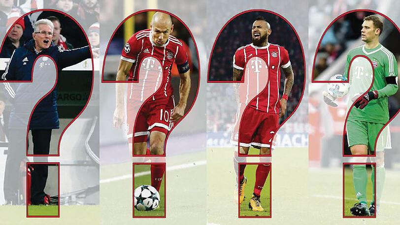Die Bundesliga startet in die Rückrunde - und beim FC Bayern sind einige Fragen zu klären.