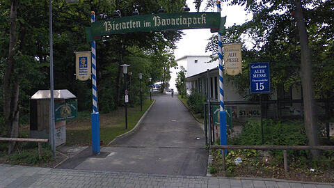Die Einbrecher stiegen ins Wirtshaus am Bavariapark ein. Die Tür zum Kühlhaus war nicht abgesperrt.