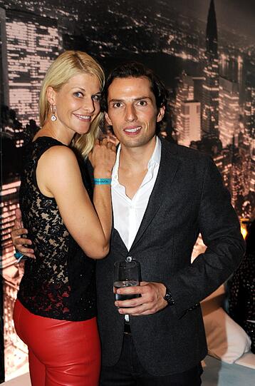175 Jahre Tiffany in den Postgaragen München am 4.Sept.2012. 
Quirin Berg und Natascha Grün