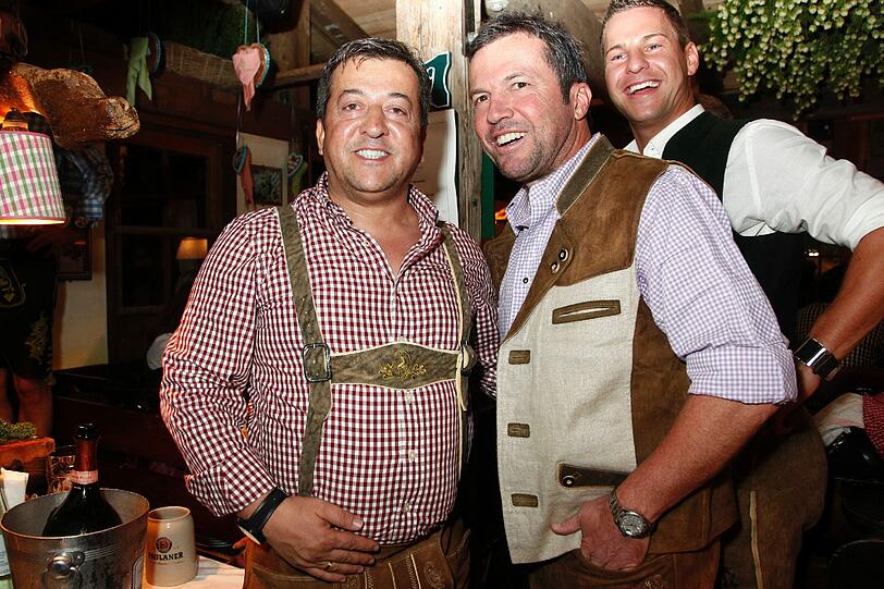 Mustafa Özil ( Vater von Mesut Özil ) und Lothar Matthäus