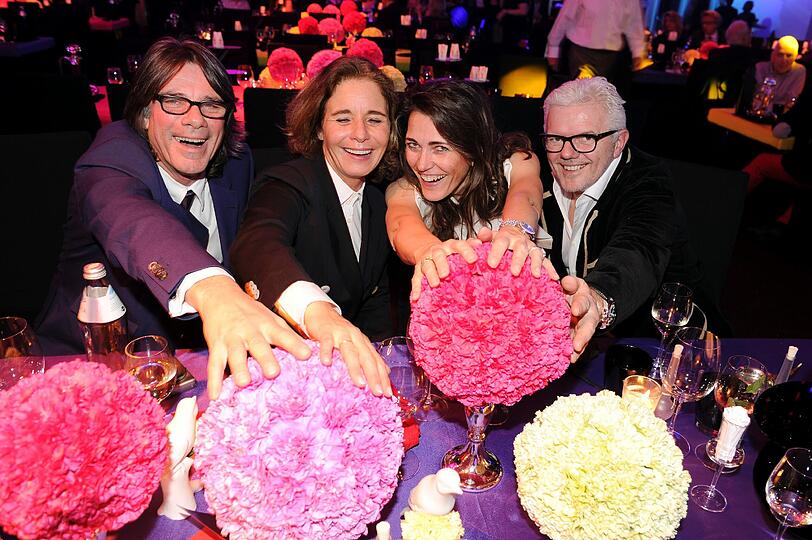Gunter Mende, Cathrin Baldessarini, Andy Wenzel und Frau Anja