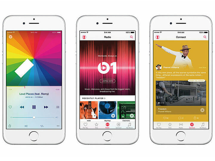 Mit Apple Music bekommen User ab dem 30. Juni einen neuen Musikstreaming-Dienst