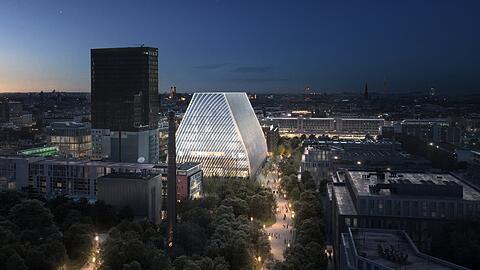 Das geplante Konzerthaus im Werksviertel.