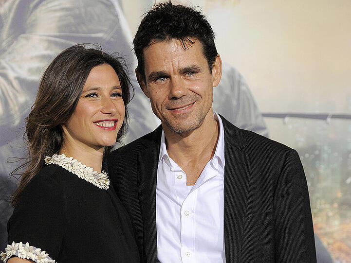 Tom Tykwer und seine Frau Marie Steinmann bei der Premiere von "Cloud Atlas" 2012 in Los Angeles