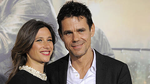 Tom Tykwer und seine Frau Marie Steinmann bei der Premiere von "Cloud Atlas" 2012 in Los Angeles