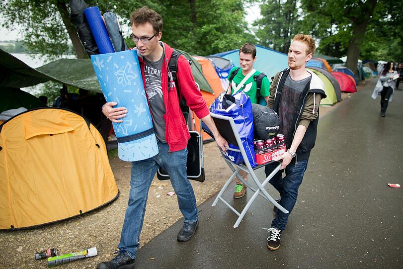 Die Bilder vom ersten Tag des Festivals Rock im Park 2016 in Nürnberg.