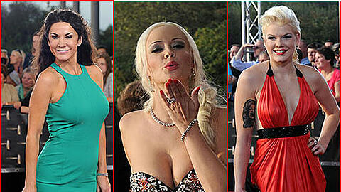Sexy Auftritt auf dem Roten Teppich: die besten Bilder der Stars beim "Deutschen Fernsehpreis 2014" in Köln.