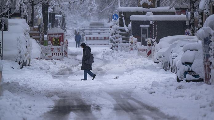 2. Dezember 2023: München als Winterwunderland.