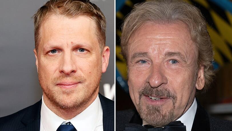 Zwei Generationen der Unterhaltung: Oliver Pocher und Thomas Gottschalk.