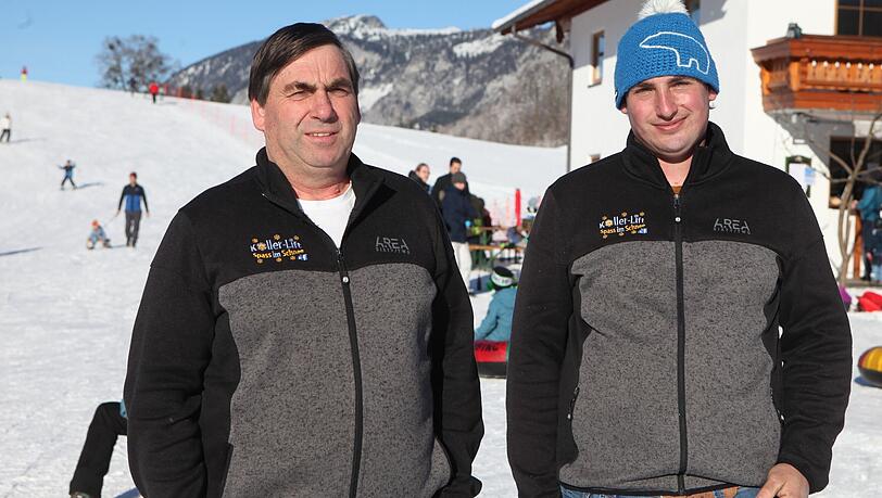 Franz Ilsanker sen. und sein Sohn Franz jun. haben den Kollerlift zuletzt gemeinsam betrieben. Franz Ilsanker sen. und sein Sohn Franz jun. haben den Kollerlift zuletzt gemeinsam betrieben.