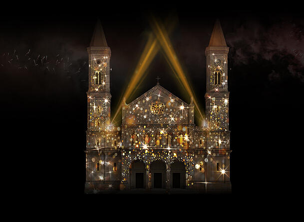 Lichtshow statt Feuerwerk: Das ist an der Silvestermeile auf der Ludwigstraße geplant. Lichtshow statt Feuerwerk: Das ist an der Silvestermeile auf der Ludwigstraße geplant.