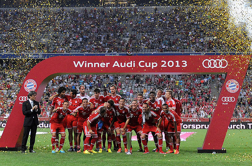 Bayern München, Real Madrid, AC Mailand und Tottenham Hotspur: Das hochkarätige Teilnehmerfeld für den Audi-Cup 2015 ist komplett.