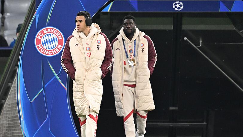 Fehlen lange verletzt: Jamal Musiala (l) und Alphonso Davies