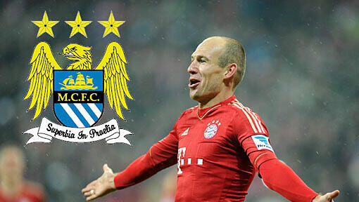 Nach englischen und spanischen Medienberichten ist Manchester City an Arjen Robben interessiert. Nach englischen und spanischen Medienberichten ist Manchester City an Arjen Robben interessiert.