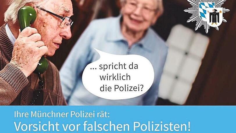 So warnt die Münchner Polizei auf Twitter vor den Betrügern. So warnt die Münchner Polizei auf Twitter vor den Betrügern.