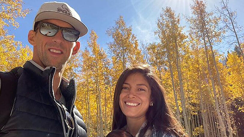 Michael Phelps scheint sehr glücklich zu sein