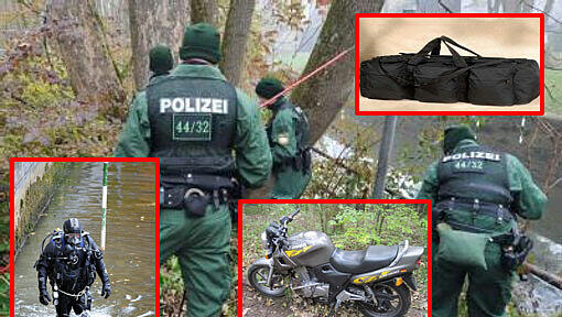 Eine schwarze Tasche, eine Waffe und mögliche Schusswunden: Die Augsburger Polizei geht bei der Suche nach den Polizistenmördern zahlreichen Hinweisen nach. Eine schwarze Tasche, eine Waffe und mögliche Schusswunden: Die Augsburger Polizei geht bei der Suche nach den Polizistenmördern zahlreichen Hinweisen nach.