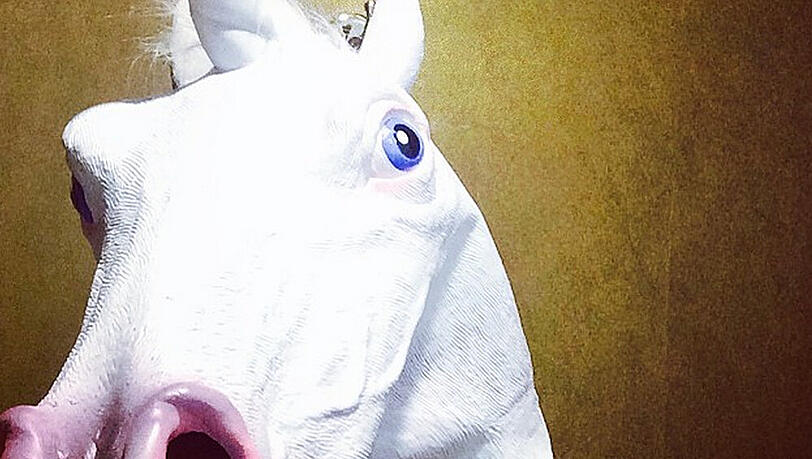 Miley Cyrus macht auch als Einhorn eine gute Figur Miley Cyrus macht auch als Einhorn eine gute Figur