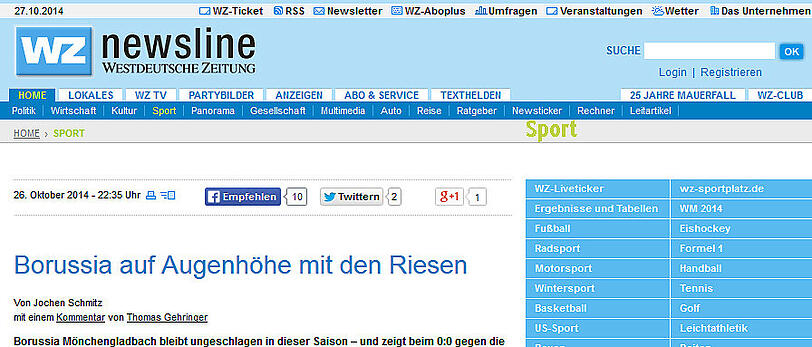 Die Pressestimmen zum Spiel.